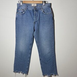 We The Free Distressed Blue Jeans